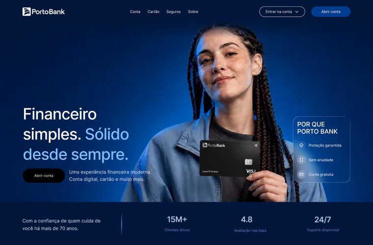 Site feito por aluno, case 1