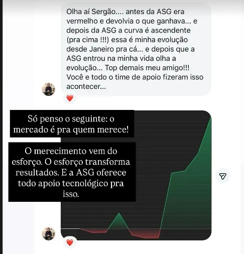 Depoimento de aluno da Estratégia ASG