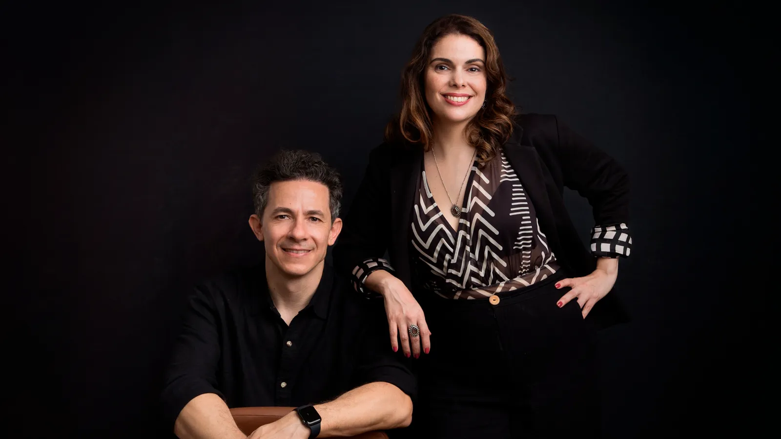 Kleber Martins e Daniela Beneti, sócios-fundadores do Estúdio COR