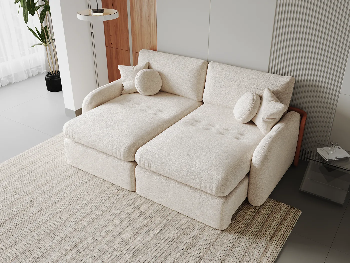 Sofá-cama Vegas em ambiente